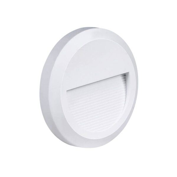 LUMINĂ Led STEP ROTUND ALB 2W 3000K 120Lm AC100-240V IP65