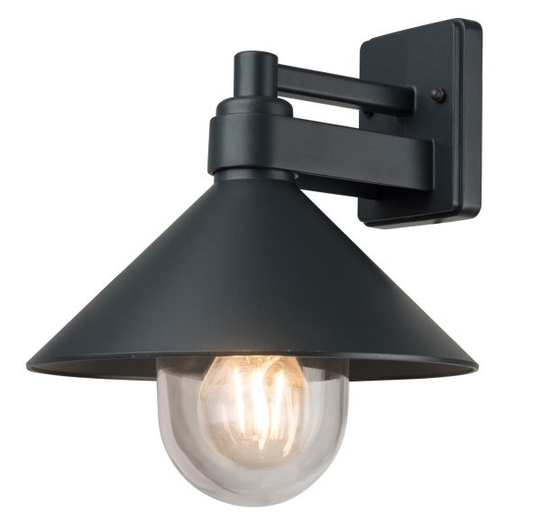 Aplică din aluminiu IP44 1xGU10 CORP NEGRU CORP