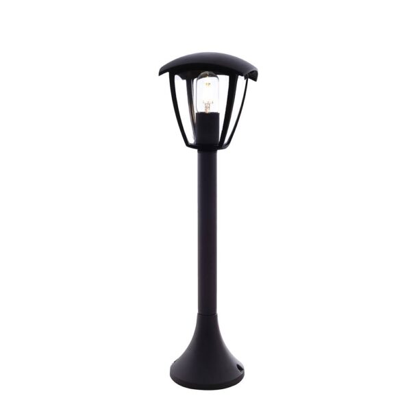 LAMPĂ DE GAUZĂ 60CM ALUMINIU NEGRU MAT 1*E27