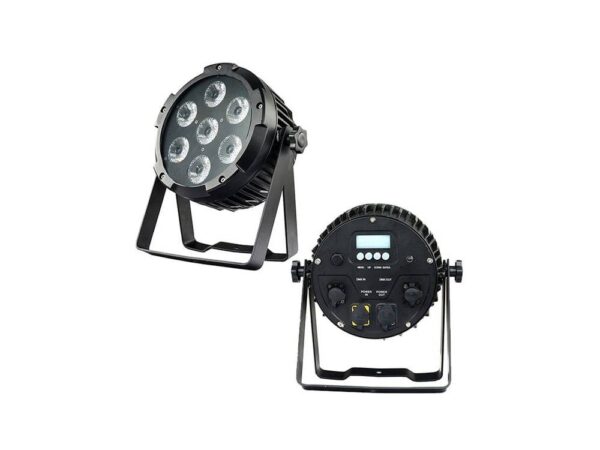 !7*12W RGBWA+UV 6IN1 LED PAR- BATERIE FĂRĂ FĂRĂ IP54