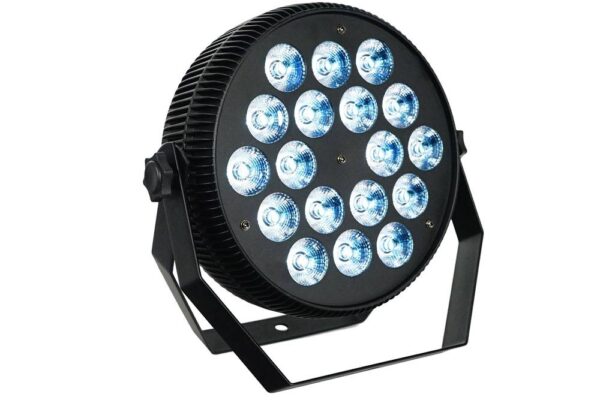 LUMINA PAR LED RGB PLATA 18*10W ALUMINIU