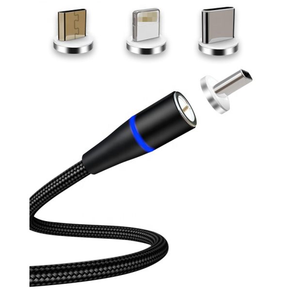 CABLU DE DATE DE ÎNCĂRCARE RAPIDĂ USB Magnetic 3in1