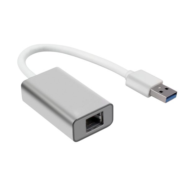 1000 Mbps Gigabit Lan to USB-A Adapter – Aluminum