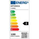 PROIECTOR Led SMD CORP NEGRU IP65 - LUMILedS CHIP 100W ALB CALD - imagine 2