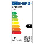 Led LUMINA DE PERETE PLASTIC NEGRU IP65 12W 3000K - imagine 2