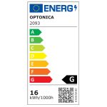 Led LUMINA DE PERETE ALUMINIU NEGRU IP20 16W 4200K - imagine 2