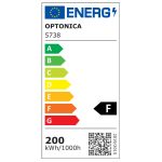 PROJECTOR Led SMD NEGRU 200W 18000Lm AC220-240V 90° IP65 6000K - imagine 2